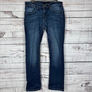 PD&C jeans straight leg size 32 distressed‎ casual relaxed denim Slim Jeans